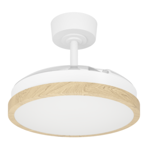 Ventilador Malpica mini blanco-haya