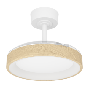 Ventilador Torreya mini blanco-haya