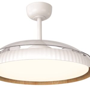 Ventilador de Techo Kant con Luz LED blanco-haya