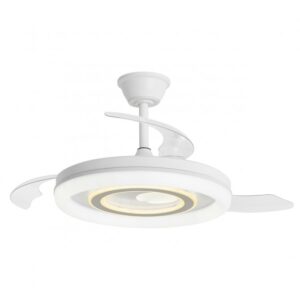 Ventilador de Techo DC Led Bribón blanco-plata